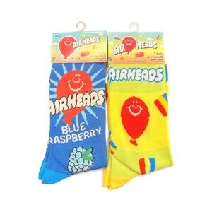 Airheads Blue and Yellow Crew Socks